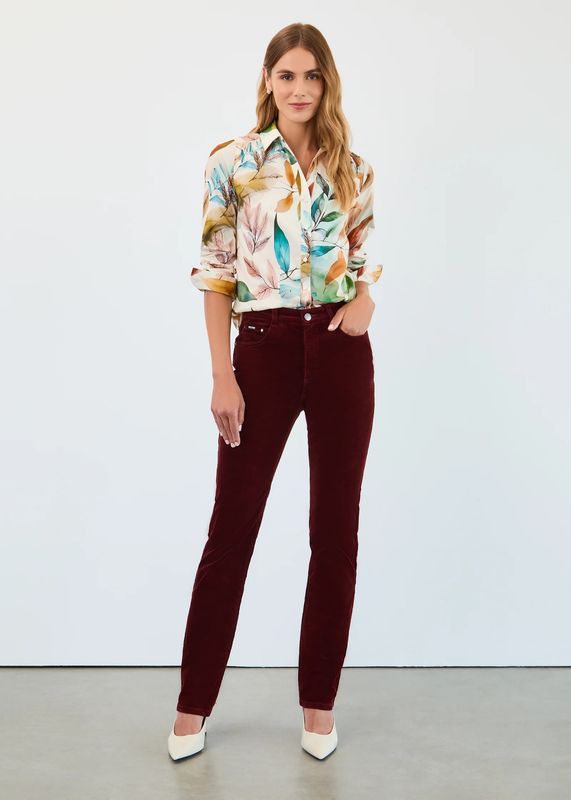 FDJ Petite Straight Leg Corduroy Denim 8937491