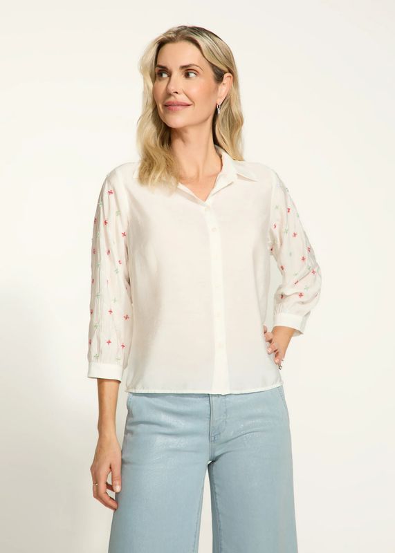 FDJ Embellished Sleeve Shirt 7596851
