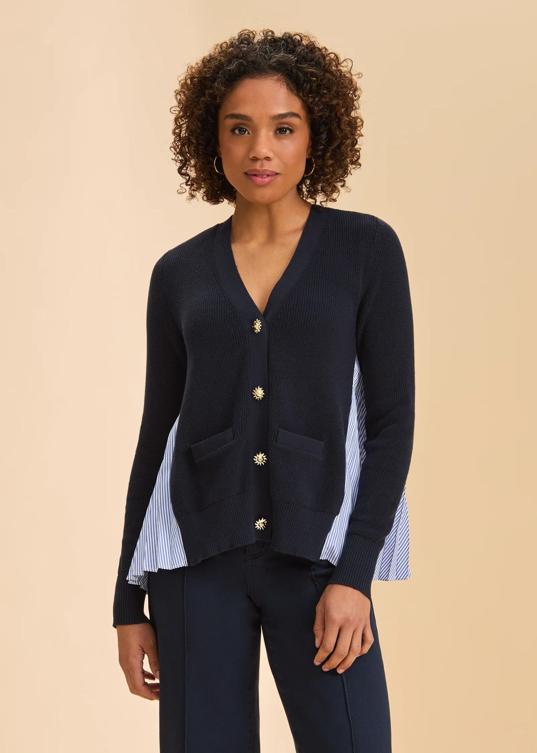 FDJ Mixed Media Cardigan - 1066314