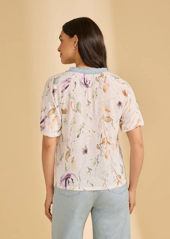 FDJ 3/4 Sleeve Embellished Top - 3877788