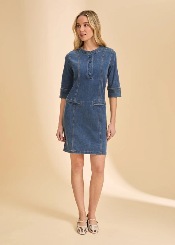 FDJ 3/4 Sleeve Shift Dress 7272370