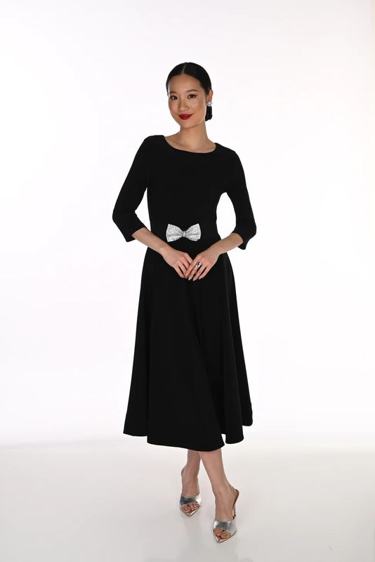 Lyman Belted A Line Dress 269009