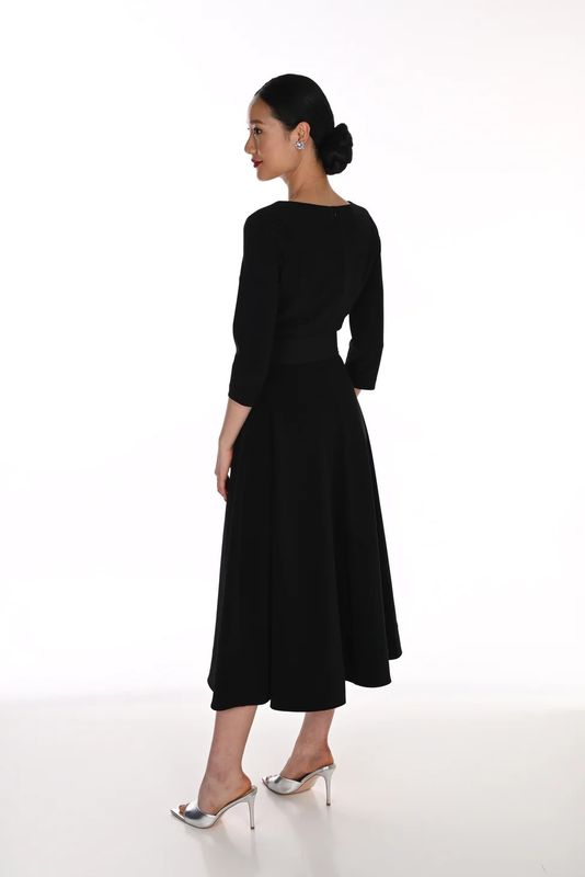 Lyman Belted A Line Dress 269009