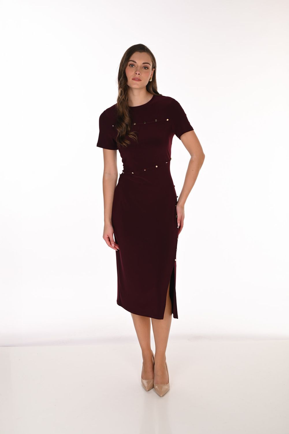 Lyman Midi Dress w/ Belt 263029