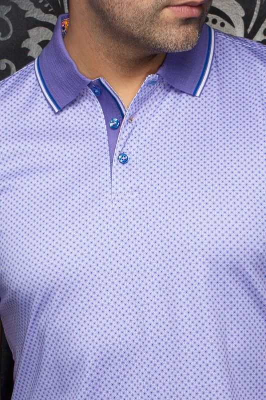 Au Noir Stretch Knit Polo - Seacliff