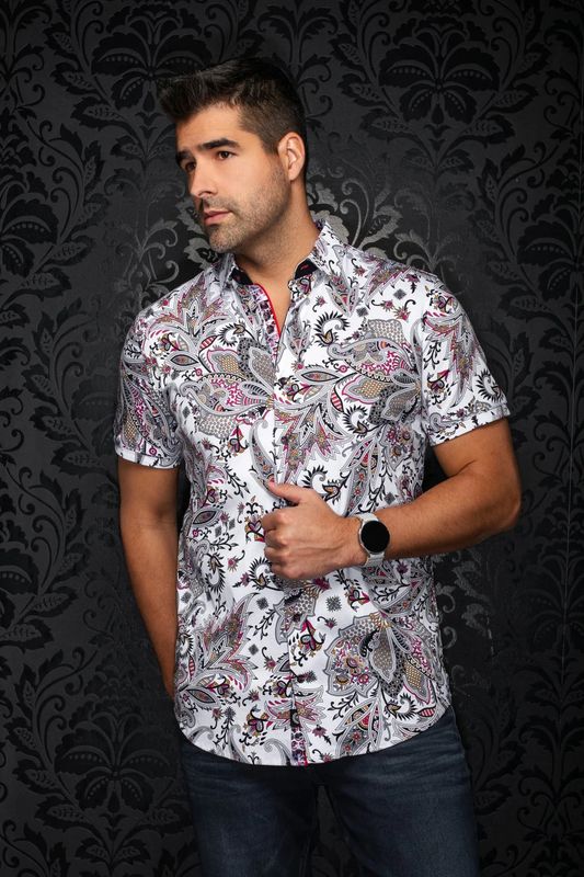 Au Noir S/S Cotton Stretch Sport Shirt - Matala