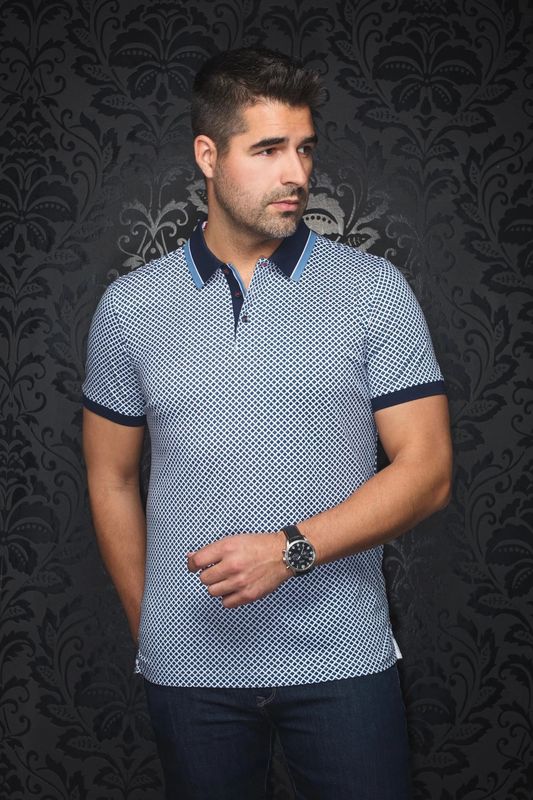 Au Noir Stretch Knit Polo - Fairmont