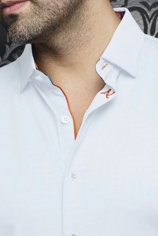 Au Noir S/S Cotton Stretch Sport Shirt - Divenere