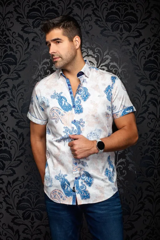 Au Noir S/S Cotton Sport Shirt - Waterford