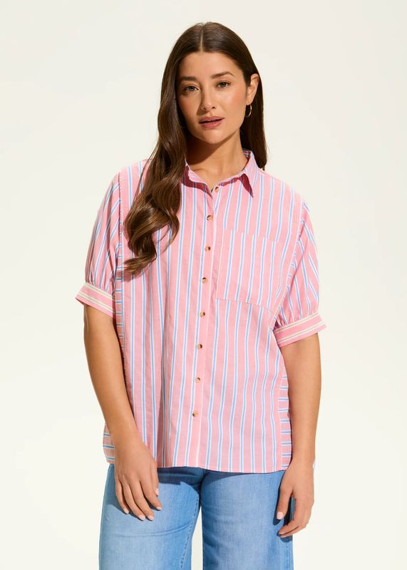 FDJ Elbow Sleeve Mixed Stripe Shirt 7429962