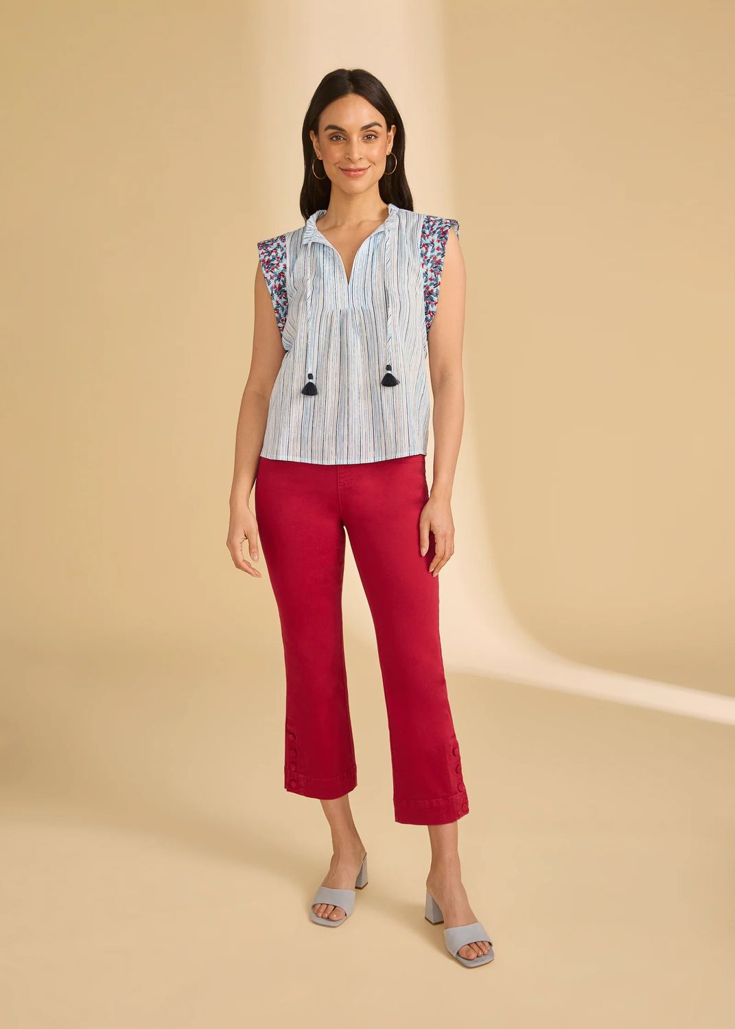 FDJ Pull-On Boot Crop Denim