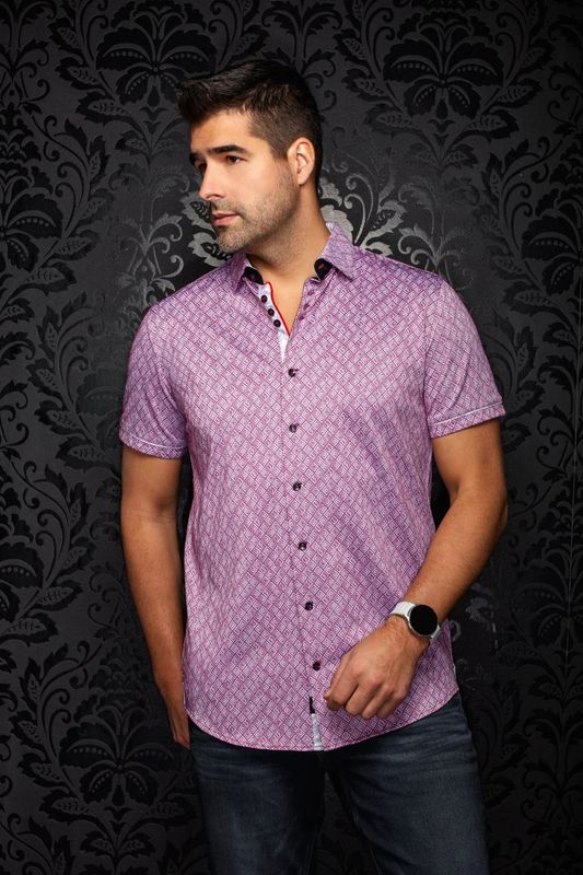 Au Noir Cotton Stretch S/S Shirt - Atacama