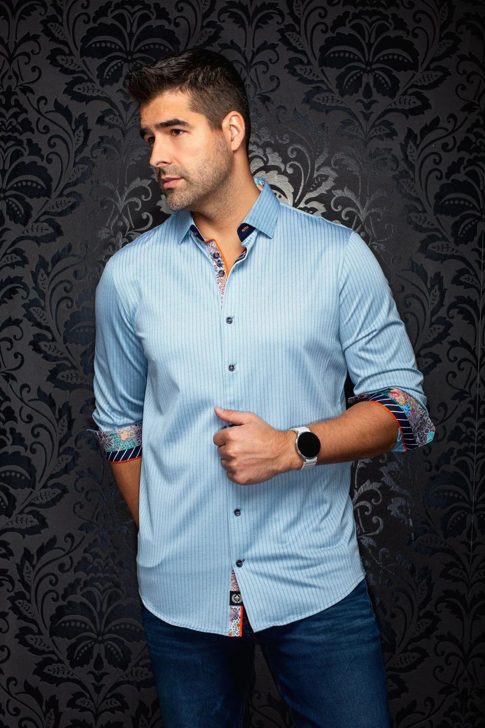 Au Noir L/S Stretch Sport Shirt - Arid