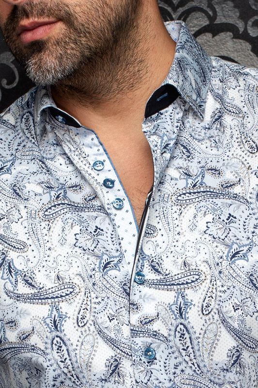 Au Noir L/S Stretch Sport Shirt - Ravel