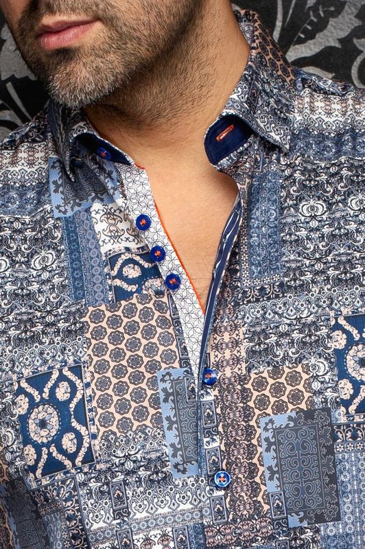 Au Noir L/S Stretch Sport Shirt - Lisbon