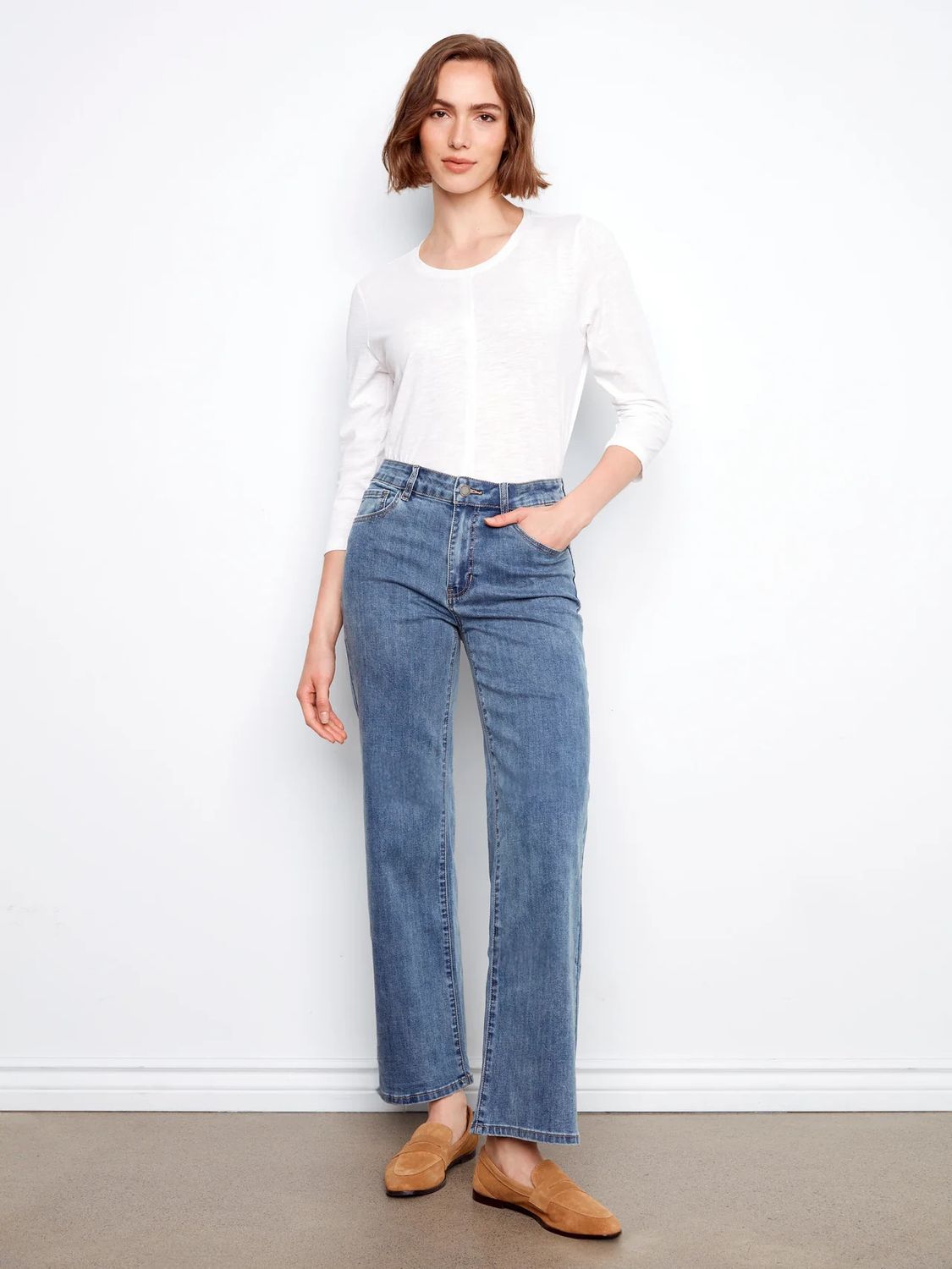 Charlie B Chloe Wide Leg Jeans - C5630J-431A-156(NOS)