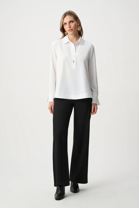 Ribkoff Stretch Poplin Boxy Top 263928-1761
