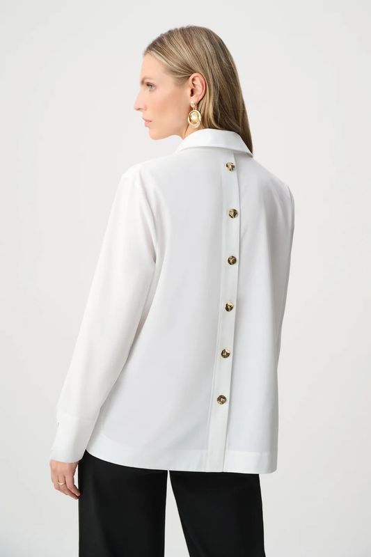Ribkoff Stretch Poplin Boxy Top 263928-1761