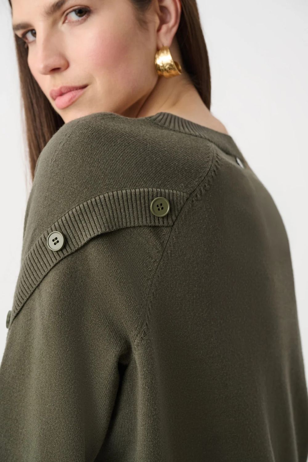 Ribkoff Brushed Knit Tulip Sleeve Sweater 263935-3380