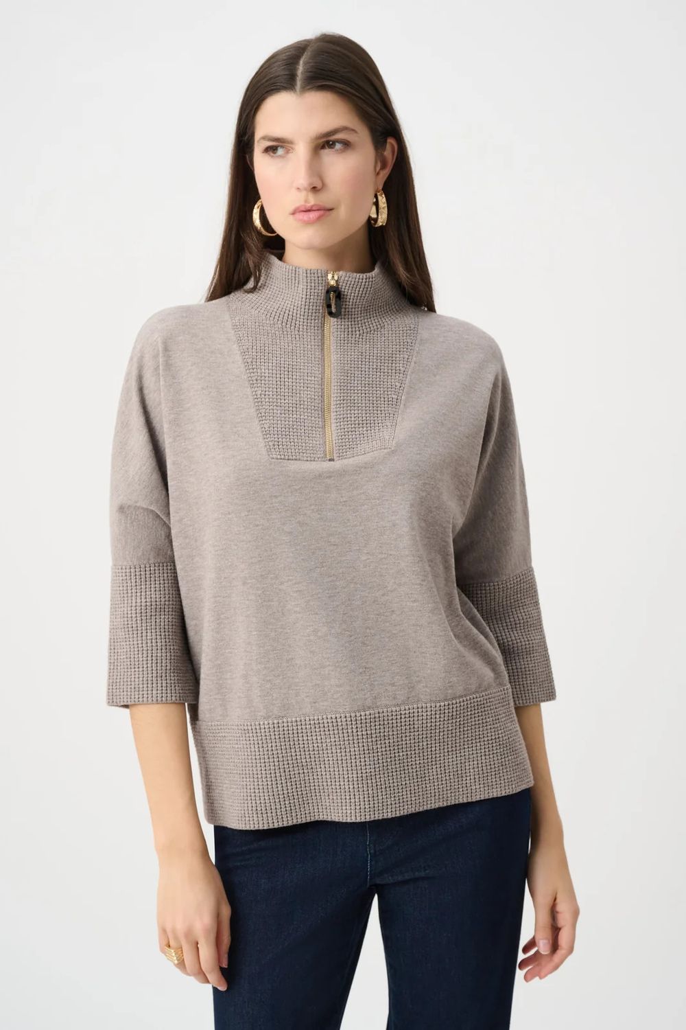 Ribkoff Brushed Funnel-Neck Sweater 263937-4300