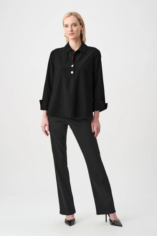 Ribkoff Stretch Poplin Boxy Top 263928-11