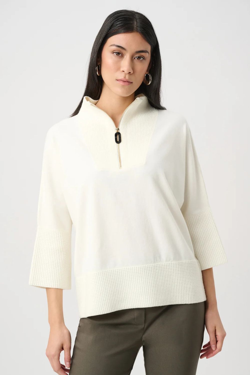 Ribkoff Brushed Funnel-Neck Sweater 263937-3984