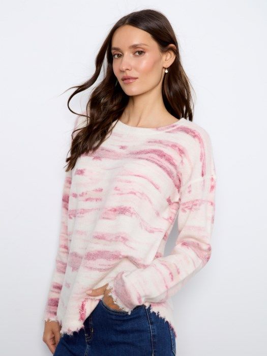 Charlie B Reversible Sweater C2735RR-918A-P090