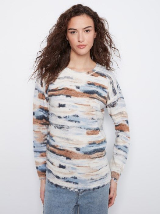 Charlie B Reversible Sweater C2735RR-918A-P915