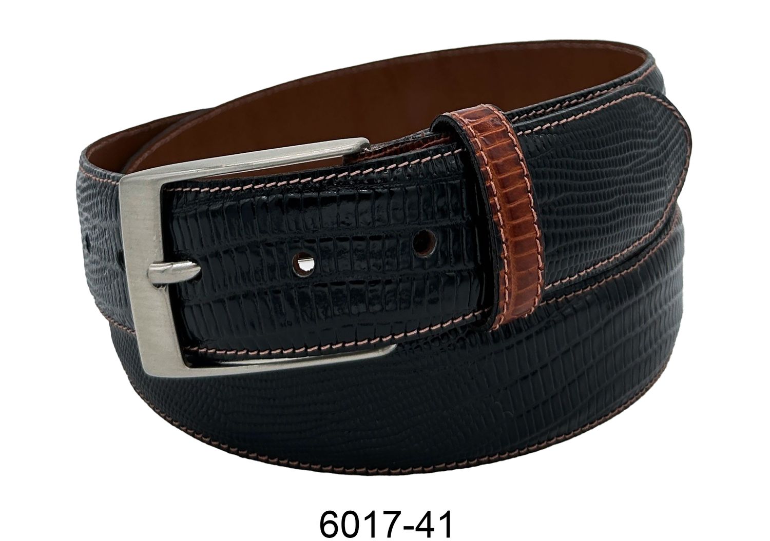 Bench Craft Lizard Grain Belt - 6017-41