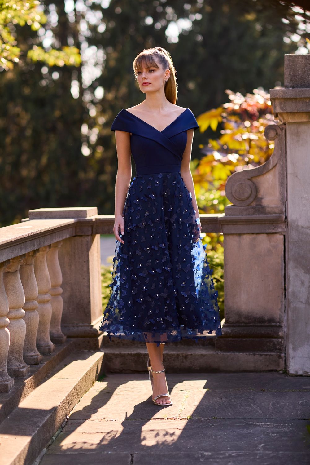 Lyman Off-shoulder Floral Dress 268510