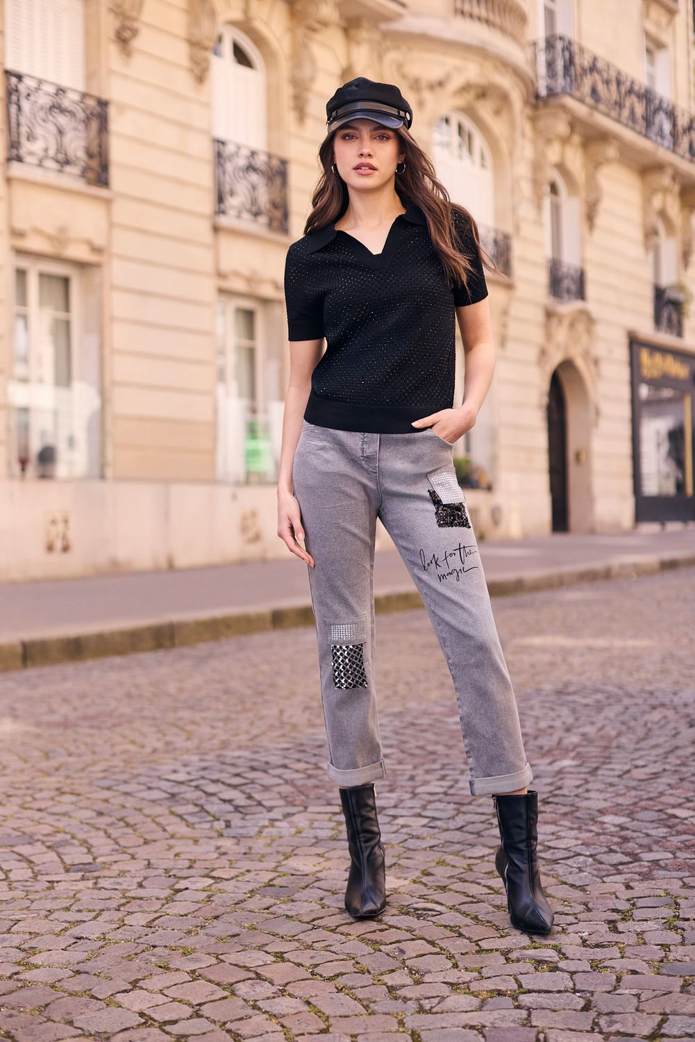 Lyman Embellished Mid-rise Jeans 264819
