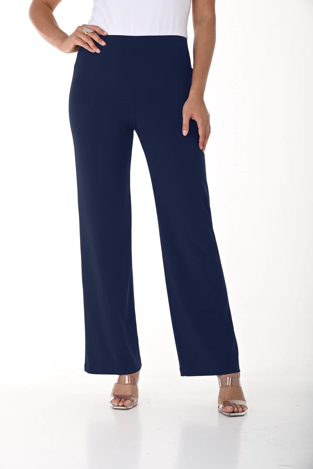 Lyman Pull On Knit Pant Wide - 006