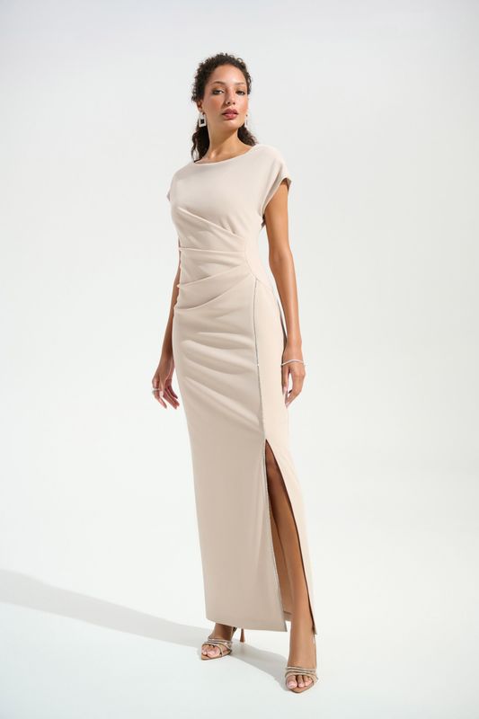 Ribkoff Scuba Crepe Gown w/ Rhinestones 261713