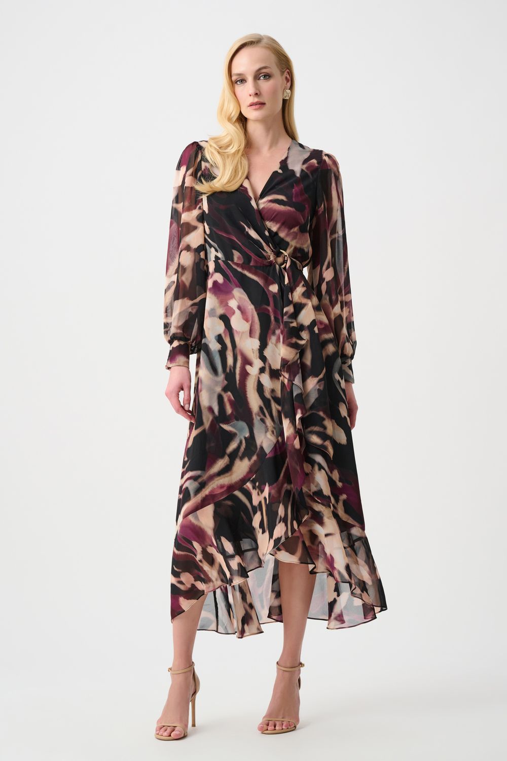 Ribkoff Printed Fit/Flare Wrap Dress 263739-178