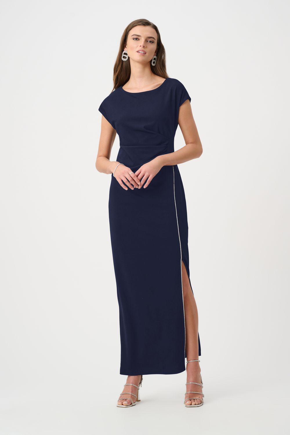 Ribkoff Scuba Crepe Gown w/ Rhinestones 261713F26