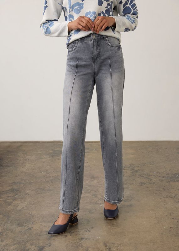 FDJ Olivia Pintuck Wide Leg Denim - 2200449