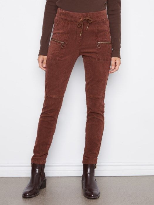 Charlie B Corduroy Jogger Pants C5438RP-663B-093