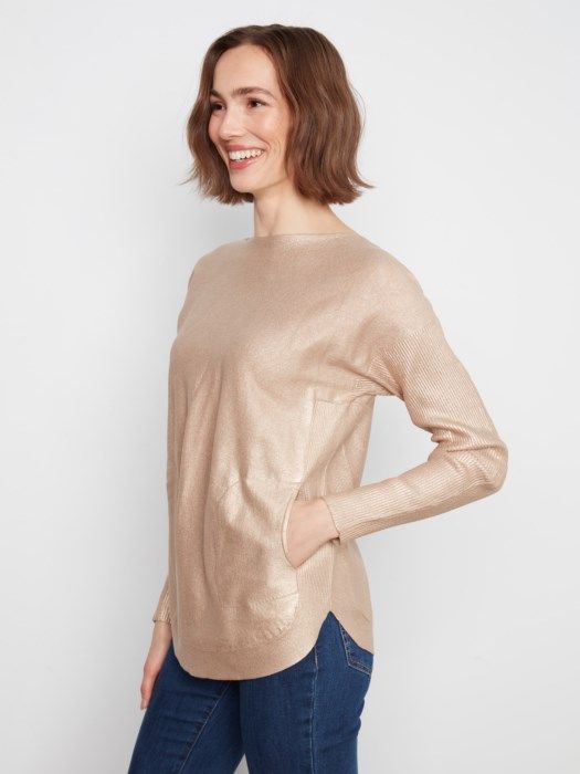 Charlie B Sweater w/ Back Lace C2170A-464A-P936