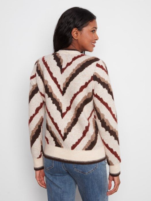 Charlie B Chevron Sweater C2053-721C-P304