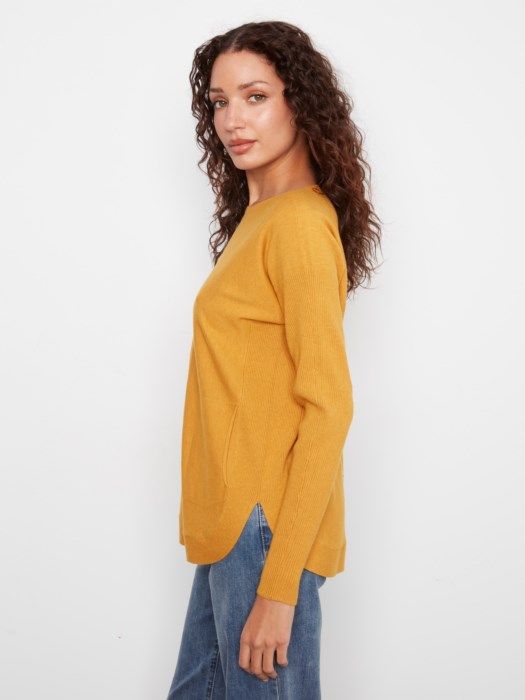 Charlie B Sweater w/ Back Lace C2170ZR-464A-224