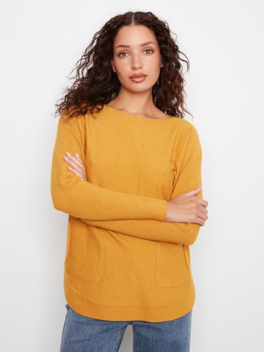 Charlie B Sweater w/ Back Lace C2170ZR-464A-224