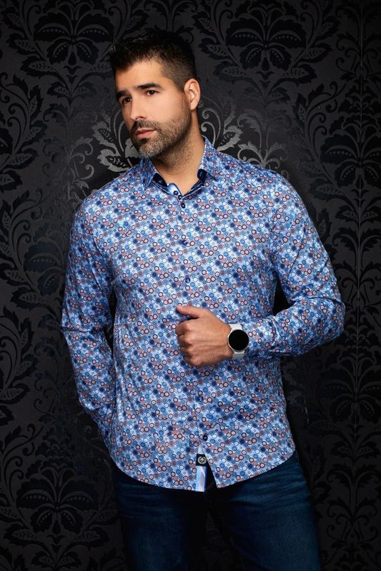 Au Noir L/S Cotton Stretch Shirt - Cloudspin