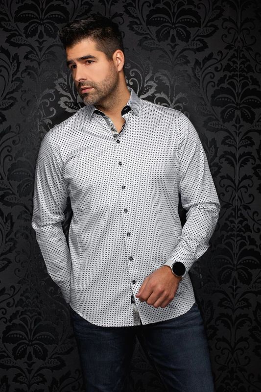 Au Noir L/S Cotton Stretch Shirt- Sabah