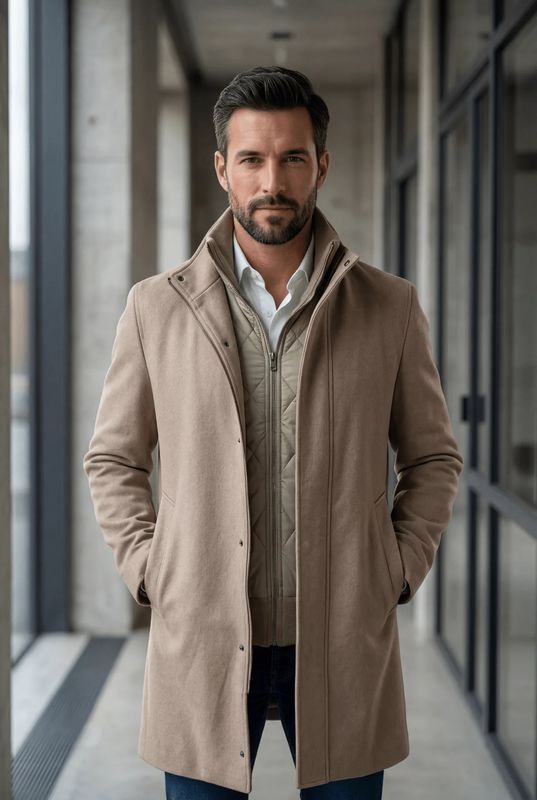 Au Noir Coat w/ Zip Out Bib - Watson
