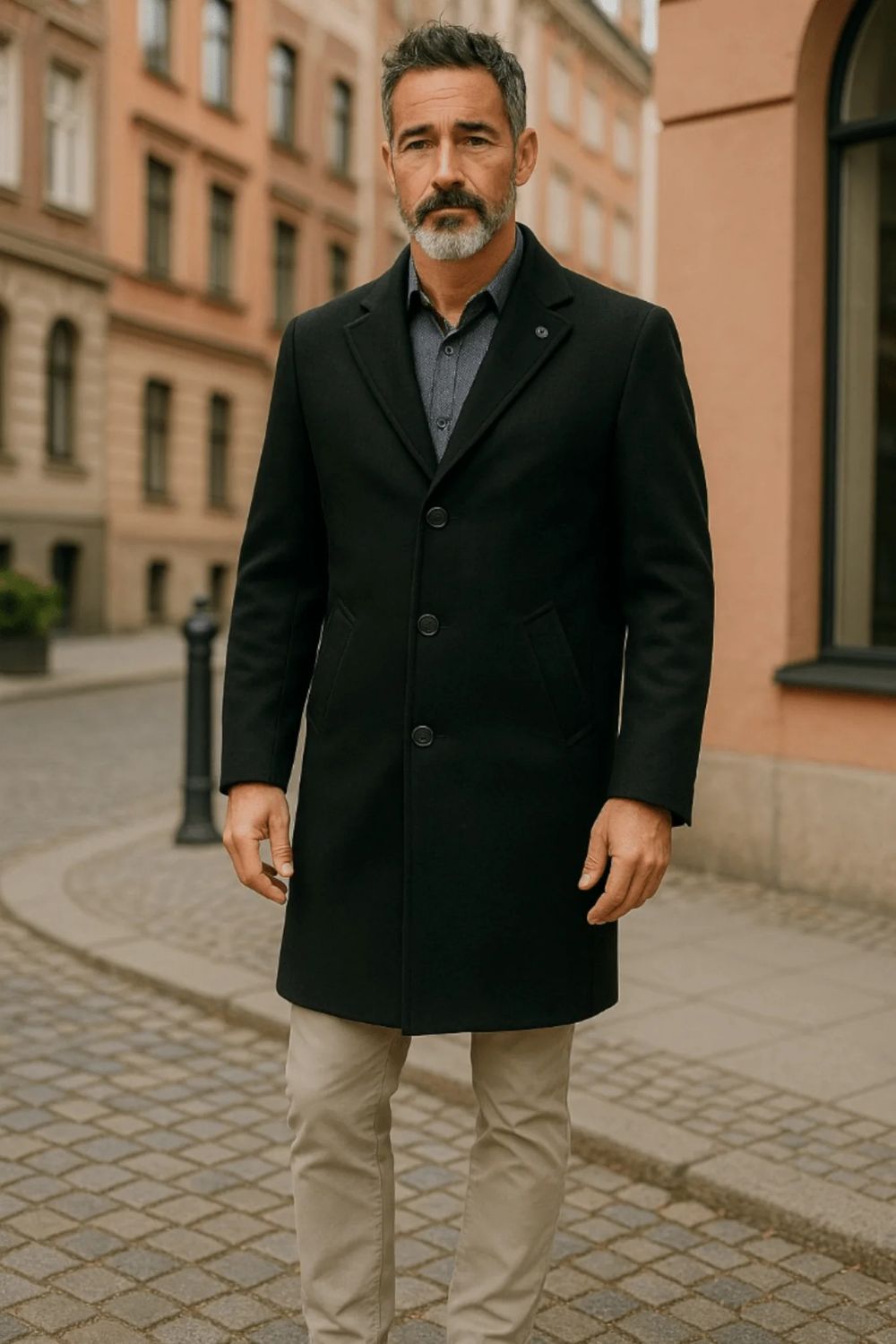Au Noir Wool Overcoat - Klamath