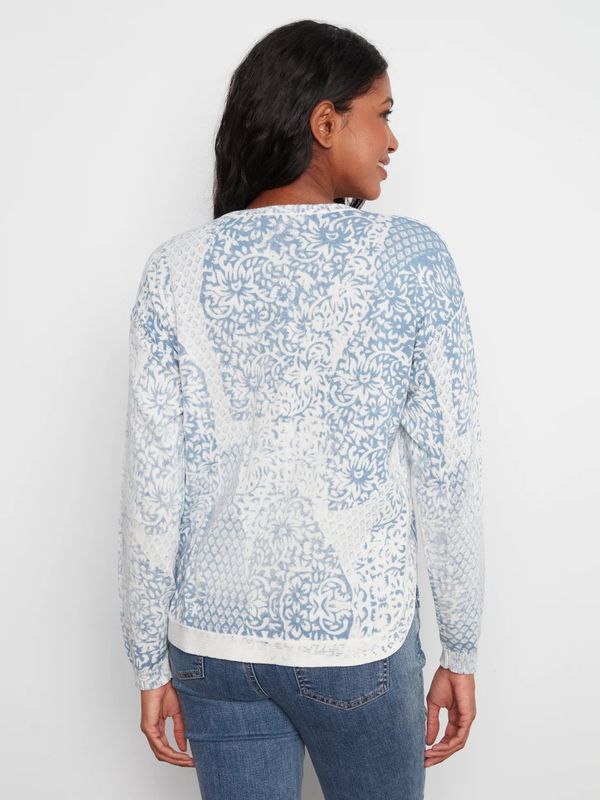 Charlie B Cotton Sweater C2010P-261B-P636