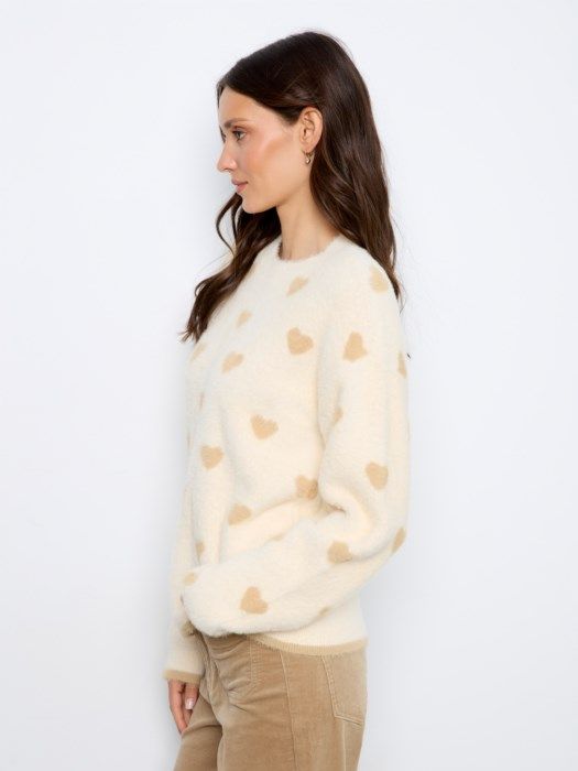 Charlie B Heart Sweater C2172-814C-P276