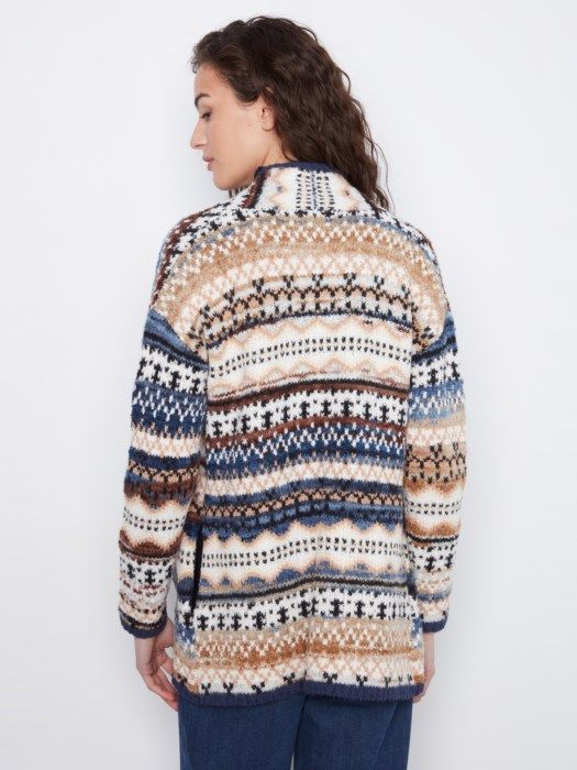 Charlie B Space Dye Cardigan C2934RP-646C-P265