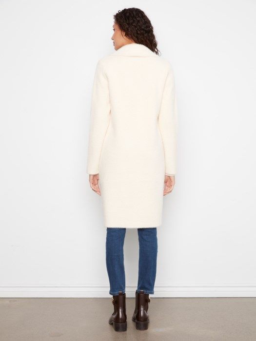 Charlie B Long Knit Coatigan C6326RR-756C-276