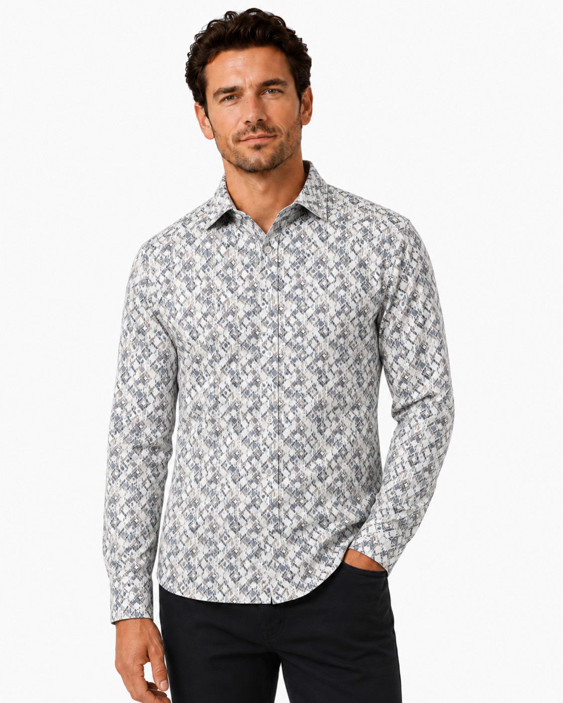 Point Zero 4 Way Stretch L/S Shirt 7764779